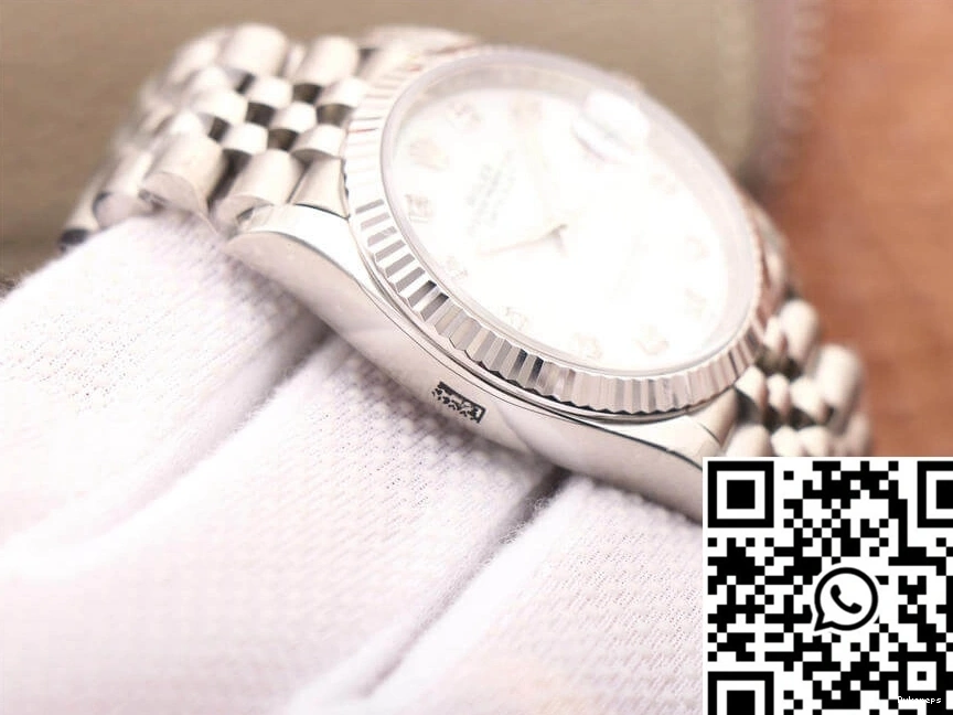 EW Mother-Of-Pearl Dial Factory M126234-0019 Rolex Datejust White 0118